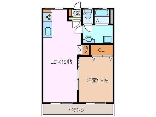 リバティー鈴木の物件間取画像